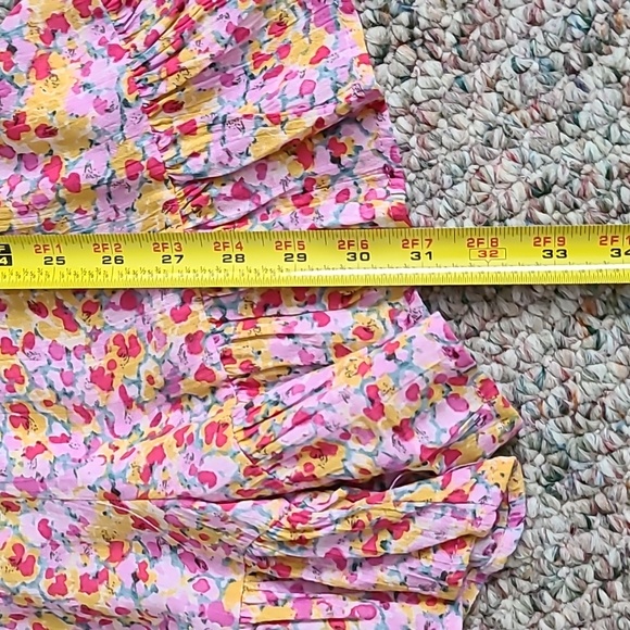 REWIND BRAND JUNIOR WOMENS PURPLE FLORAL SKORT ONE PIECE SIZE EXTRA SMALL XS - Picture 12 of 14